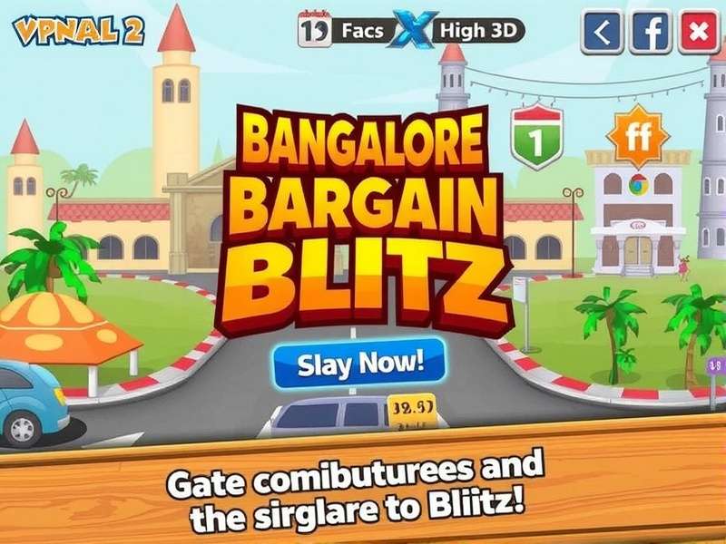 Bangalore Bargain Blitz Game Screenshot